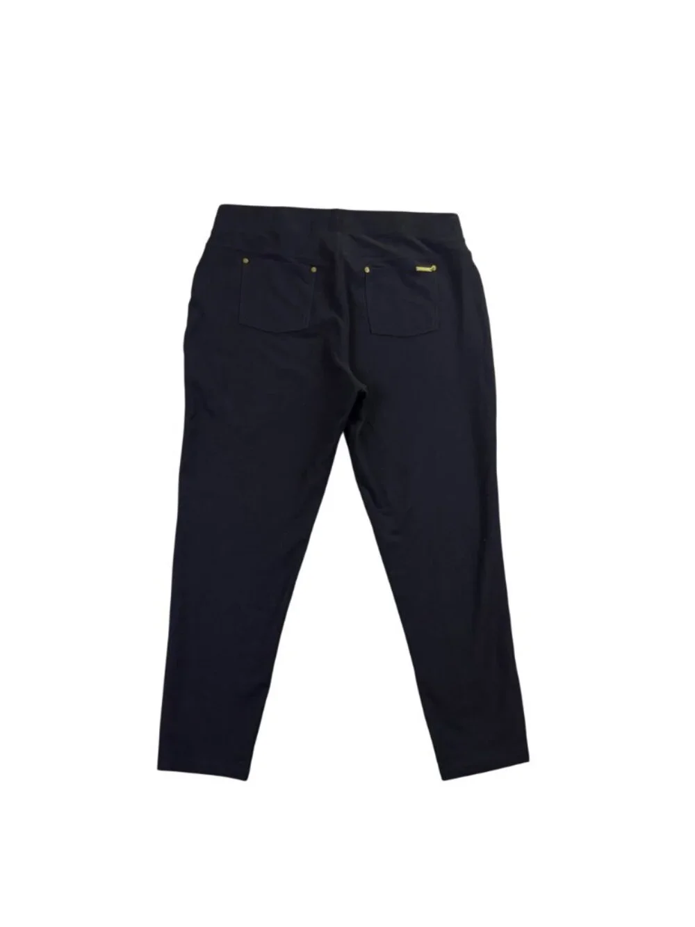 Michael Kors Womens Black Cotton Blend Slim Fit Pants Size 2X